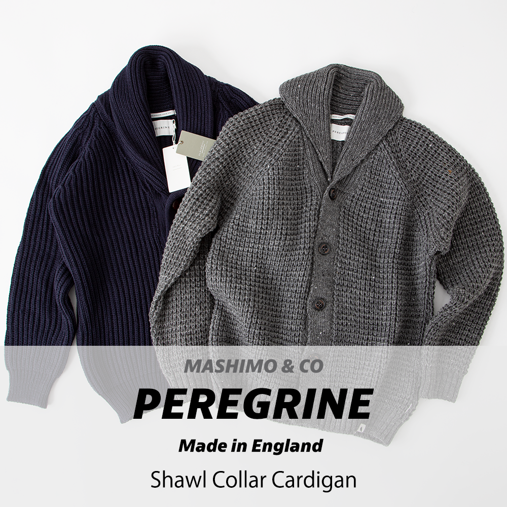 PEREGRINE 【美品】ニットLジップアップジャケット　ブリティッシュウール be07533219bfdafcf59cf6f1417428