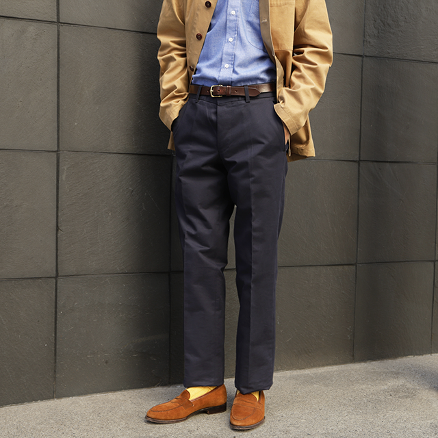 22SS CORDINGS】CHINO TROUSERS | ニュース – MASHIMO＆CO.,LTD