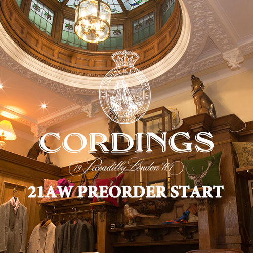 CORDINGS21AW先行予約開催